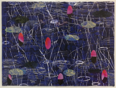 Ileana C Lee — Blue Violet Terrain / Plumeria